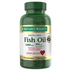 Viên Fish Oil 1400mg omega 3 980mg Nature’s Bounty của Mỹ