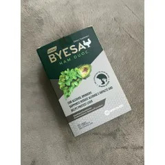 VIÊN BYESAY NAM DƯỢC, 5 hộp x 6 viên hỗ trợ giảm tác hại rượu, bia đến gan