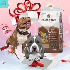 [1.5Kg] Hạt Cho Chó Cuncun PT - Thức Ăn Cho Chó lớn - Hạt Cho Chó Trưởng Thành Túi 1.5Kg