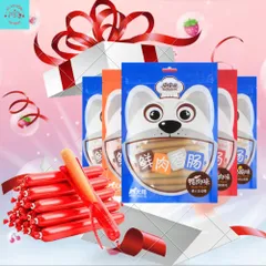 Xúc Xích Dinh Dưỡng Cho Chó Mèo - Thức Ăn Ướt Cho Chó Mèo Gói  30 thanh 15G