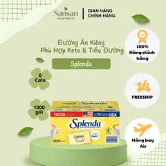Đường Ăn Kiêng Splenda 1000 Gói, 0 Calo – Nội địa Mỹ