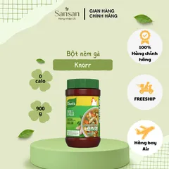 Hạt Nêm Vị Gà Knorr Chicken Flavor Bouillon 900gr - Gia Vị Đậm Đà Từ Mỹ Cho Món Ăn Hấp Dẫn, An Toàn Sức Khỏe