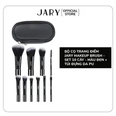 Bộ cọ trang điểm Jary 10 cây đầy đủ tiện dụng