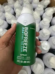 xịt xoa bóp giảm đau nhức Biofreeze Cool The Pain có khả năng giảm các vết bầm tím