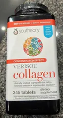 Viên uống Chống Lão Hoá Collagen Youtheory +Biotin + Antioxidants 345 viên, hàng nhập Mỹ