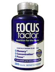 Tăng cường sự tập trung của não bộ Focus Factor 180 viên