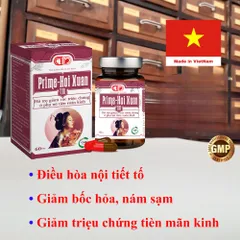 Prime Hồi Xuân TM - Chai 60 viên – Cân bằng nội tiết nữ