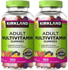 Kẹo Dẻo Vitamin Kirkland Adult Multivitamin Gummies 160 Viên - Bổ Sung 10 Loại Vitamin Thiết Yếu, Hương Vị Trái Cây Ngon Miệng 728587