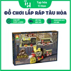 Đồ chơi lắp ráp tàu hỏa đường ray cho bé (TH49)