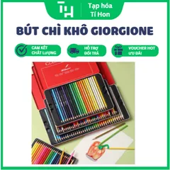 Bút Chì Khô Giorgione Hộp Thiếc Cao Cấp Mới 36 Màu (TH65)