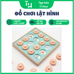 Đồ chơi lật hình luyện trí nhớ bằng gỗ (TH73)