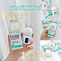 Lăn Khử Mùi EtiaXil 15ml - Kiểm Soát Mùi Suốt 48 Giờ, Duy Trì Sự Tươi Mát, Mỹ Phẩm Đáng Dùng cho Mọi Hoạt Động.