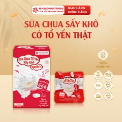Sữa Chua Sấy Khô Có Tổ Yến Thật - Nguyên vị 16g (5 gói)
