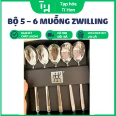 Bộ 5 - 6 muỗng inox Zwilling Đức cao cấp dài hàng dày (TH117)