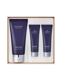 Set Sữa Rửa Mặt Ohui Tím Age Recovery Soft Amino Foam - Làm Sạch Makeup, Cấp Ẩm, Dành Cho Da Khô, Lão Hóa, Bao Gồm 180ml + 2 Tuýp Mini 45ml 729433