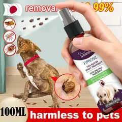 Xịt ve rận bọ chét cho chó mèo chai lớn 100ml siêu tiết kiệm