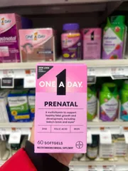 One A Day Prenatal 60 Viên Hỗ Trợ Sức Khỏe Thai Nhi Với DHA Folic Acid Và Sắt