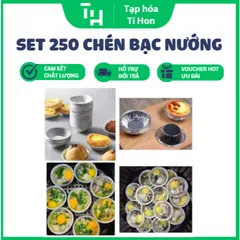 Set 250 chén bạc nướng thức ăn (TH149)