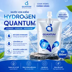 10 Túi Quantum Hydrogen - Nước Uống Lượng Tử Ion Kiềm Giúp Cân Bằng Axit, Chống Oxi Hóa