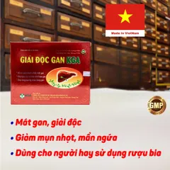 Giải Độc Gan KGA - Giúp thanh nhiệt, giải nhiệt, giải độc, mát gan - Hộp 30 viên