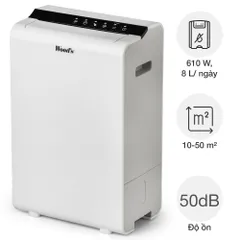 Máy hút ẩm kèm lọc không khí Wood’s WDD90
