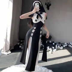 Fullset đồ cosplay hóa trang bà sơ nữ tu gợi cảm sexy quyến rũ kèm phụ kiện mã 1357