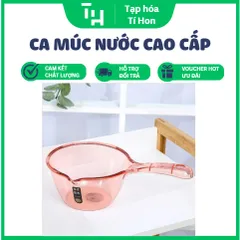 Ca múc nước dung tích 1L bằng nhựa cao cấp trong suốt (TH183)