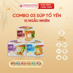 Combo 3 Súp Tổ Yến - vị ngẫu nhiên (C1)