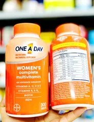 Vitamin Tổng Hợp One A Day Cho Nữ Dưới 50 Tuổi  - 300 viên, hàng nhập Mỹ - Hỗ Trợ Sức Khỏe Và Tăng Cường Miễn Dịch