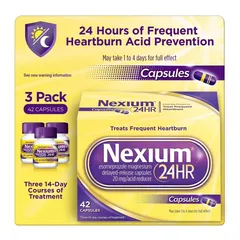 Viên nexium 24hr 42 vien  viêm loét dạ dày esomeprazole 20 mg của Mỹ