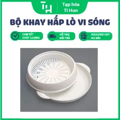 Bộ khay hấp lò vi sóng 3 lớp Việt Nhật (TH193)