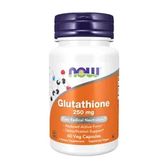 Viên uống trắng da nội sinh NOW Glutathione 250 mg 60 viên