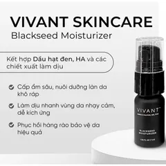 💗 Vivant Kem Dưỡng Ẩm Blackseed Moisturizer Phục Hồi Da, Giảm Đỏ, Ngừa Mụn, Chống Lão Hóa, Làm Mờ Thâm, Tăng Collagen