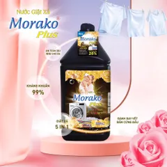Nước giặt xả Morako Plus 3,6 lít lưu hương