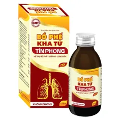 Siro Giảm Ho Bổ Phế Kha Tử Tín Phong Mẫu Mới Hỗ Trợ Các Trường Hợp Sưng Đau Họng, Ngứa Rát, Khản Tiếng Lọ 125ml
