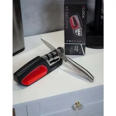 Dụng cụ mài dao/kéo 2 in 1 siêu xịn đẹp 2Lock Korea 733278