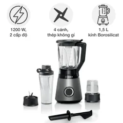 Máy xay sinh tố Bosch MMB6177S VitaPower Serie 4