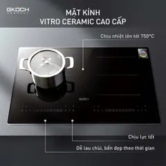 BẾP TỪ CAO CẤP 2 VÙNG NẤU GKÖCH 7372DS2 - 5400W 735224