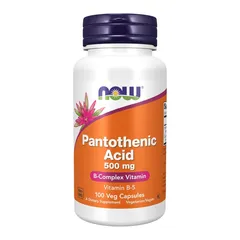Thực phẩm bổ sung NOW Foods Pantothenic Acid 500 mg 100 Viên chính hãng