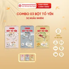 Combo 3 Bột tổ yến - vị ngẫu nhiên (C5)