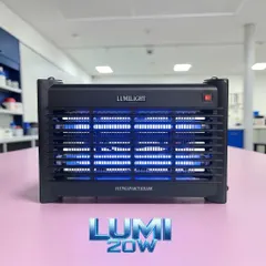 Đèn diệt côn trùng LUMI-20W - Thiết bị diệt muỗi và ruồi an toàn cho gia đình, thu hút hiệu quả trong không gian 80m²