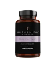 (Nhập Khẩu) Viên Uống Hỗ Trợ Cải Thiện Giấc Ngủ Hush & Hush Mind Your Mind 30 viên- Giảm Căng Thẳng, Thư Giãn, Giúp Ngủ Ngon Hơn, Chiết Xuất Thiên Nhiên