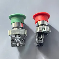 ✅ Nút STOP, Công tắc Đầu Nấm, Loại Loại màu Đỏ (thường đóng) và Màu xanh (thường mở)