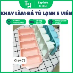Khay Làm Đá Tủ Lạnh 5 Viên Cao Cấp Việt Nhật (TH313) (Màu ngẫu nhiên)