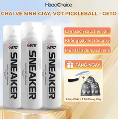 Chai xịt vệ sinh giày Sneaker Geto, Xịt vệ sinh giày xịt làm sạch giày dạng bọt xịt khử mùi hôi giày