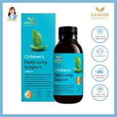 Siro bổ phổi, giảm ho cho trẻ em New Zealand Harker Herbals Children’s Deep Lung Support 150ml