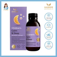 Siro giúp an thần, hỗ trợ ngủ ngon cho bé New Zealand Harker Herbals Children's Calm & Sleep 150ml