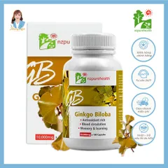 Viên uống bổ não, tăng cường trí nhớ New Zealand NZ Pure Health Ginkgo Biloba 100 viên