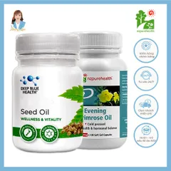 Combo Viên uống hoa anh thảo & HGD New Zealand Evening Primrose Oil & Seed Oil 60 viên/ 100 viên