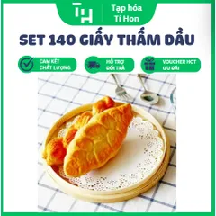 Set 140 giấy thấm dầu hoa văn đục lỗ (TH407)
